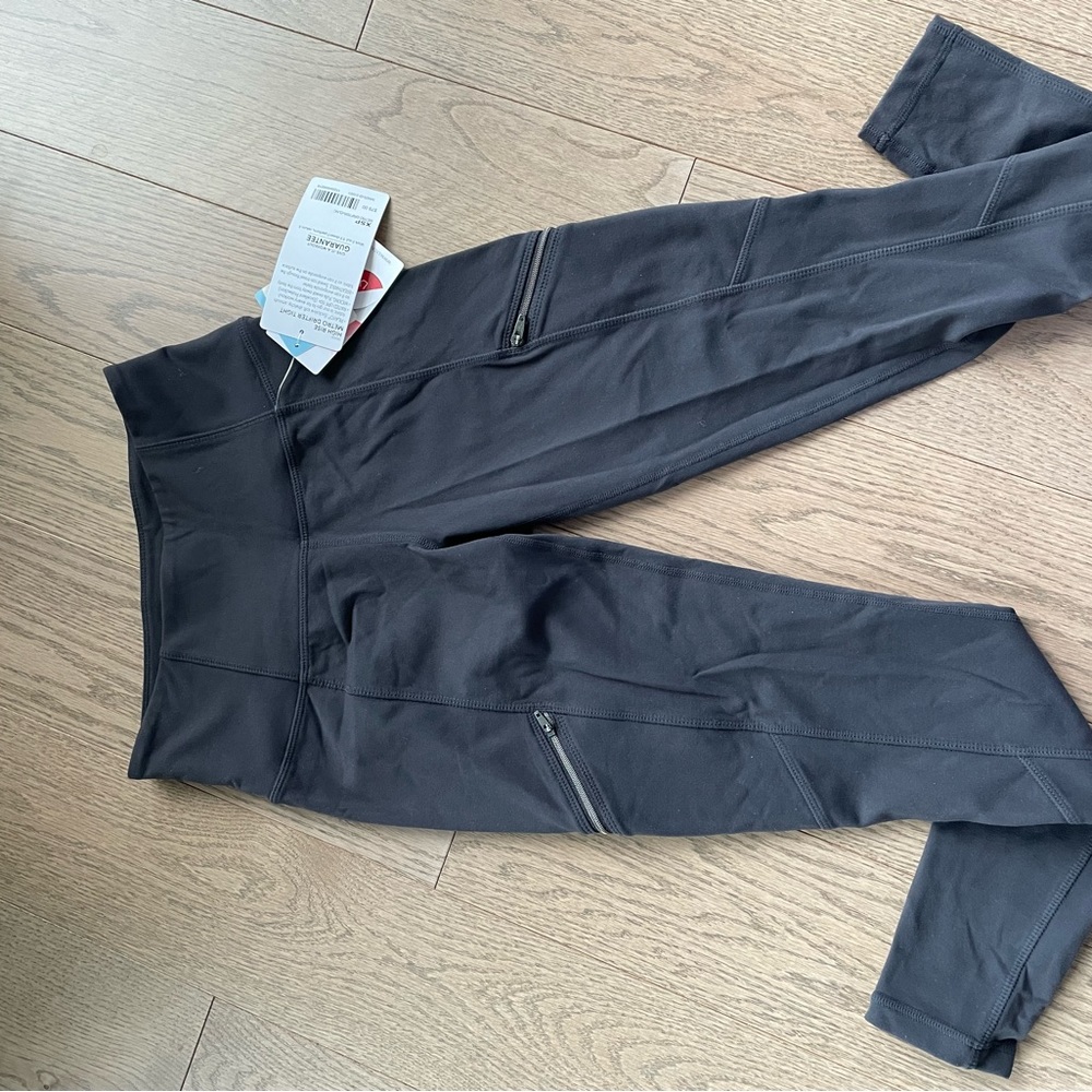NWT Athleta High Rise Metro Drifter Tight Leggings Size XSP Petite Gray - Picture 10 of 11